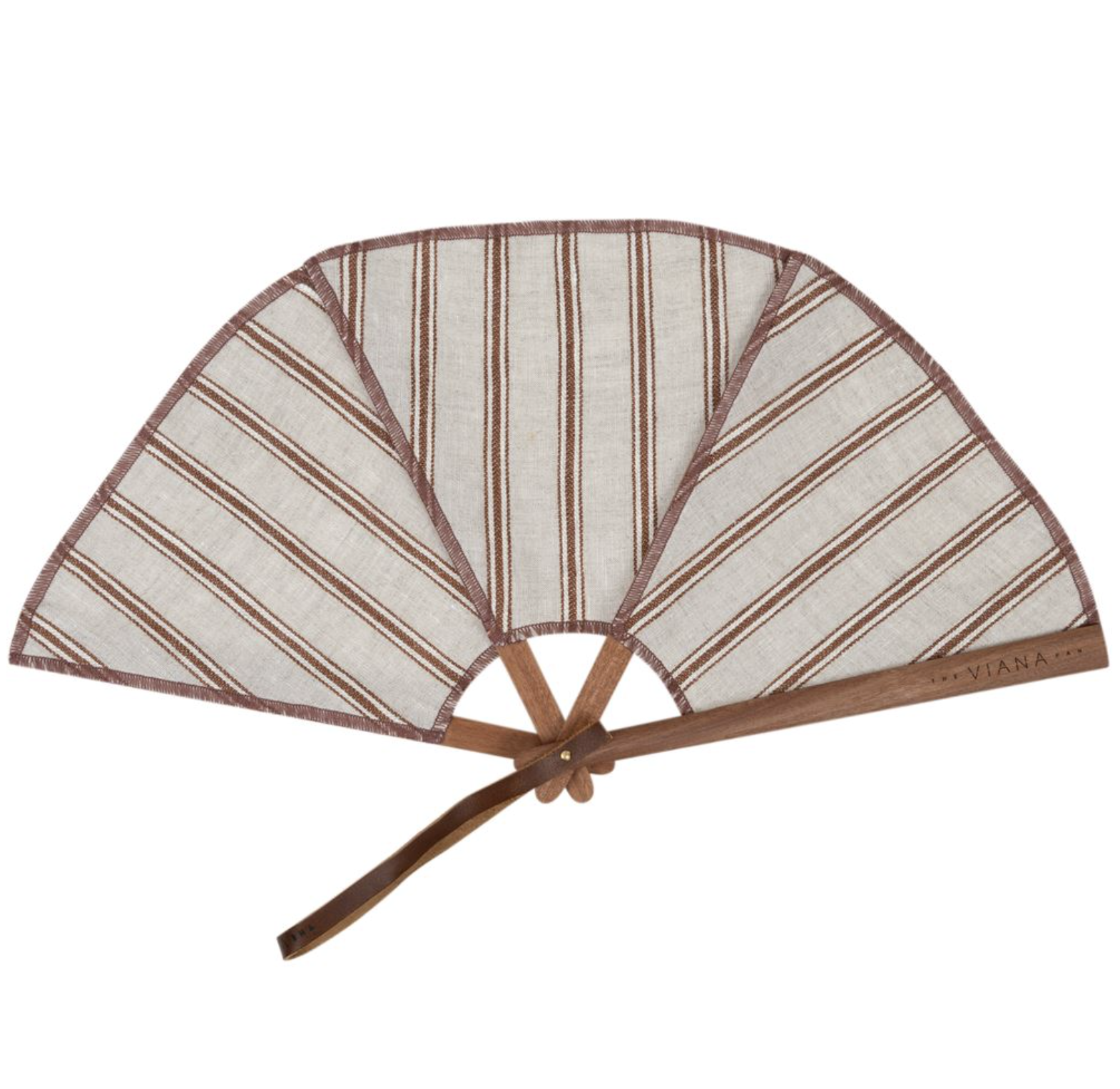 THE VIANA FAN<BR>Abanico Provenza teja