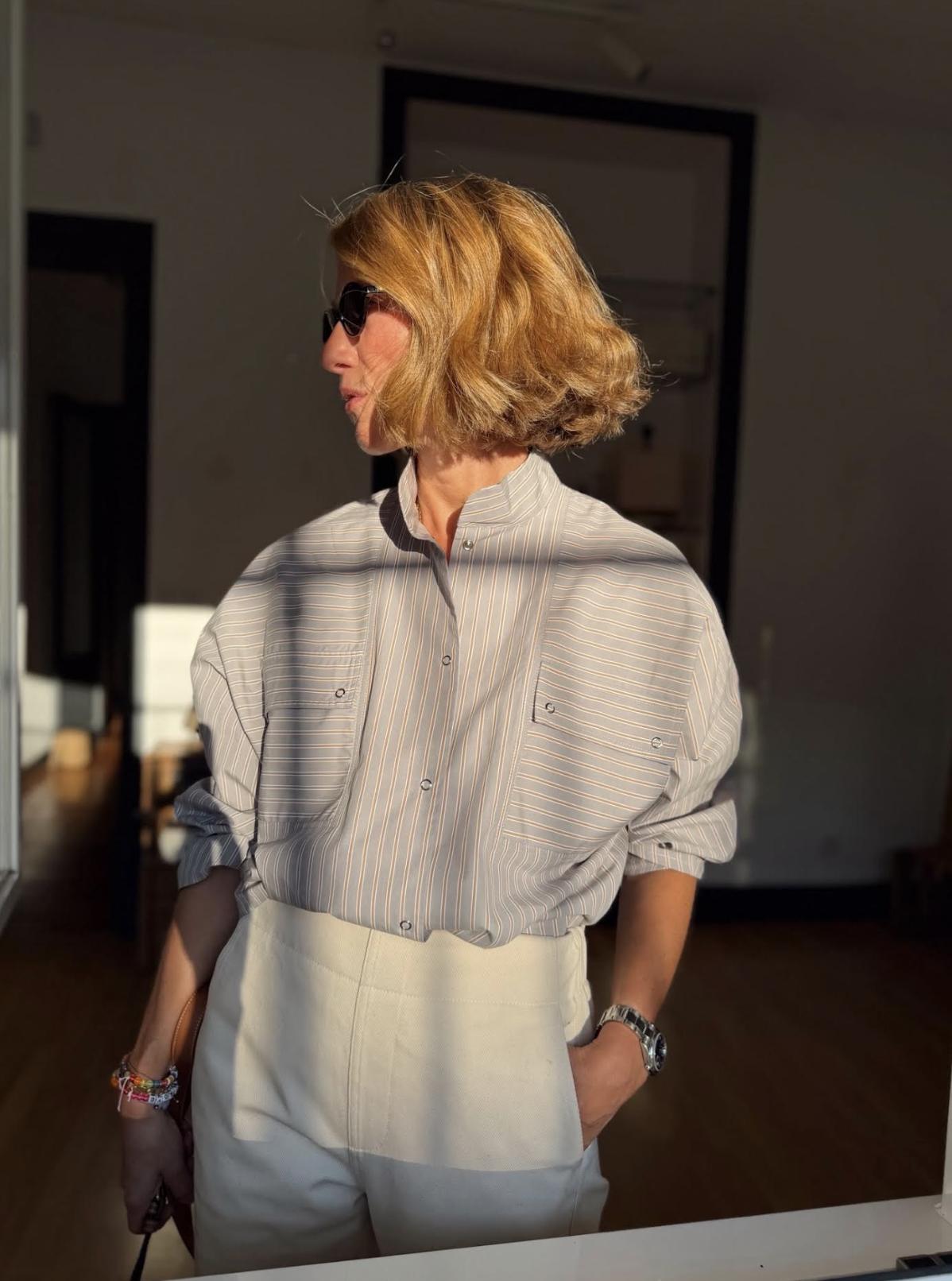 SIXSOEURS<BR>Camisa Milla Rayures