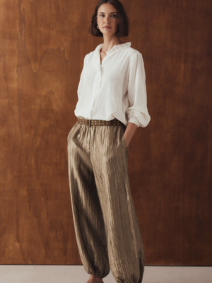 MI&CO<BR>Pantalón Bombacho Pleat
